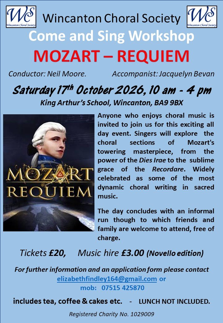 Come & Sing 2026 Mozart Requiem October draft3